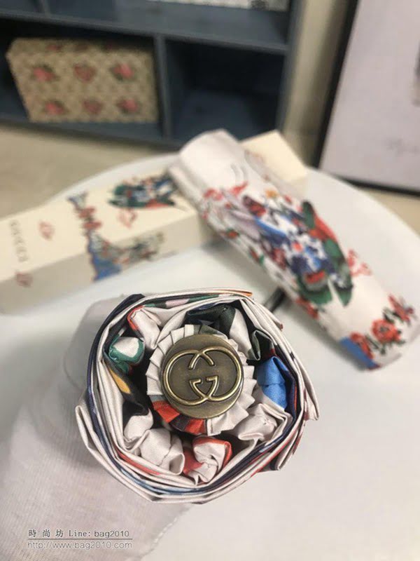 GUCCI古馳傘 怪獸新款 最新火爆單品 G家自動傘 晴雨傘 防曬隔熱 防紫外線  zm1100
